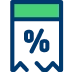 Icono de un ticket